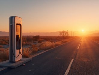 lucid origin photorealistic modern electric vehicle charging station in the foreground on the 0 (1) lucid origin photorealistic modern electric vehicle charging station in the foreground on the 0 (1)